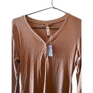 Skims large Henley Sleep Dress Camel